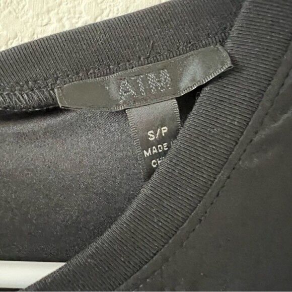 NWOT ATM Anthony Thomas Melillo 100% Silk Elastic Waist Black Jumpsuit SZ Small - Picture 12 of 15